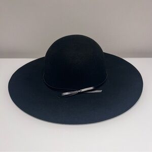 A New Day 100% Wool Black Hat